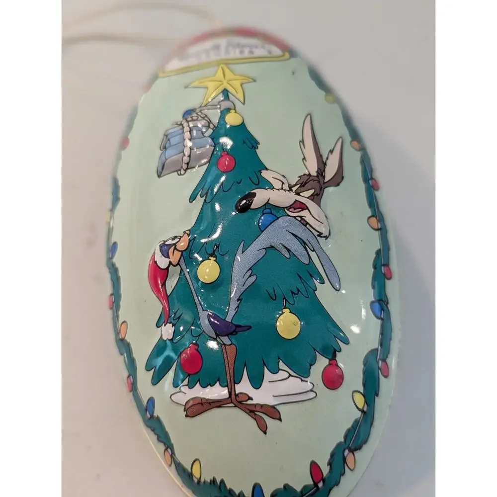 Russell Stover Road Runner Wile E Coyote Looney Tunes Christmas Ornament 1997
